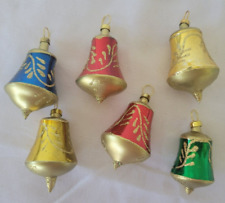 Vintage Pyramid Miniature Christmas Ornaments 2.5