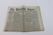1865 Philadelphia Inquirer September Newspaper Civil War Washington Robert E Lee picture