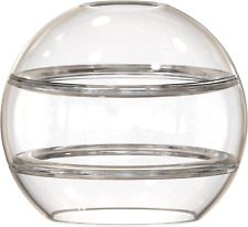 Clear Glass Double-Ring Lampshade for Light Fixture - 8