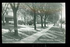 1930's RPPC Upper Broadway Street Canby MN Real Photo Postcard Old Car  B683 picture
