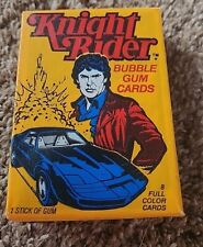 1982 Donruss Knight Rider Trading Cards ~ Complete Set (55 Cards)  & Wax Paper picture