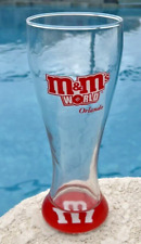 M&M's World ORLANDO Glass Beer Pilsner Red M&M Collectible M&Ms Candy picture