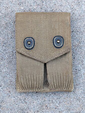WWI US M1910 Dual Magazine Pouch M1911 Marked Mills - Dated SEPT 1918 picture
