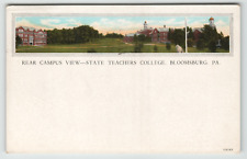 Postcard Rear View of the State Teachers College in Bloomsburg, PA. picture