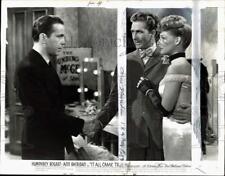 1946 Press Photo Humphrey Bogart, Jeffrey Lynn, Ann Sheridan, 
