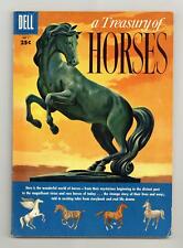 Dell Giant Treasury of Horses #1 VG 4.0 1955 Low Grade picture