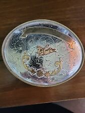 Rodeo Bull Rider Men’s Western Belt Buckle - Silversmith Collection picture