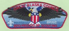 GREAT ALASKA COUNCIL 2013 FRIENDS OF SCOUTING BRAVE CSP  SA-27  CUT EDGE picture