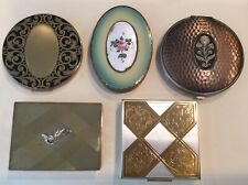 Lot Of 5 Antique Compact Cases picture