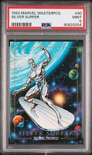 1992 MARVEL MASTERPIECES SKYBOX SILVER SURFER #90 PSA 9 MINT picture