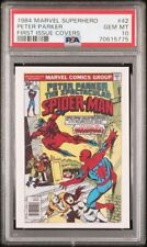 1984 MARVEL SUPERHERO FIRST ISSUE COVERS PETER PARKER SPIDER-MAN #2 PSA 10 POP 5 picture