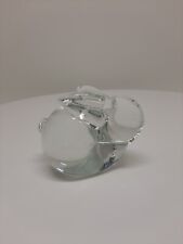 Vintage Lead Crystal Clear Glass Bunny Rabbit Thumper Figurine Paperweight 3