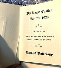 Harvard University Phi Beta Epsilon 1926 with Chaperons card picture