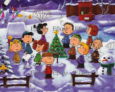 Charlie Brown Singing Carols 8X10 Photo Reprint picture