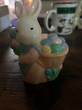 vintage easter bunny colorful candle picture