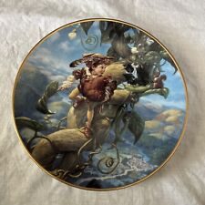 Knowles Jack and the Beanstalk Plate by Scott Gustafson Fairy Tale Series 8 1/2