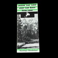 Vintage Jenny Lake Ranch 1949 Teton Lodge Brochure Jackson Hole Wyoming Guide picture