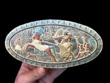 Vintage Jewellery Box Ancient Egyptian Antique Sculpture Pharaonic Stuff BC  picture