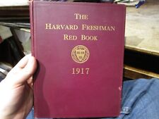 1917 Harvard Massachusetts University College Freshman Class Red Book Yearbook picture