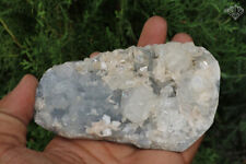 Natural White Apophyllite Minerals 315 gm Meditation Rough Specimen picture