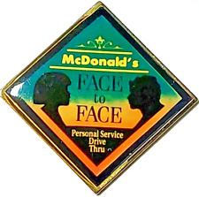 McDonald's Face To Face Personal Service Drive Thru Lapel Pin (061823) picture