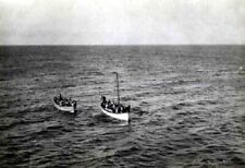 Photo taken from the Carpathia of life boats from the Titanic 13x19 Photo 16a picture