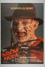 A NIGHTMARE ON ELM STREET 23x33 Orig. Czech movie poster 1984 WES CRAVEN HORROR picture