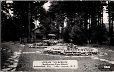 Postcard Northwoods Dude Ranch Adirondacks Lake Luzerne NY New York 1941   G-551 picture