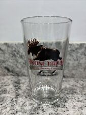 Moose Drool Pint Beer Glass Big Sky Brewing Company Brown Ale Missoula Montana picture