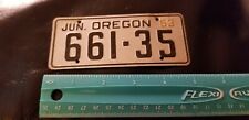 Vintage 1950’s oregon BICYCLE LICENSE PLATE picture