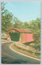 Stevenson Road Bridge Greene County #15 Xenia, Ohio Vintage Postcard picture
