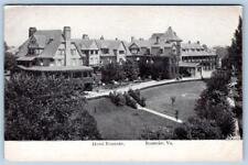 Pre-1907 HOTEL ROANOKE VIRGINIA VA BLACK & WHITE ANTIQUE POSTCARD UNUSED picture