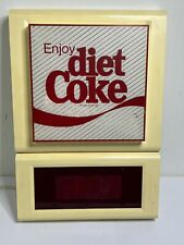 Vintage 1984 Diet Coke Advertising Digital Wall Clock / Light 16