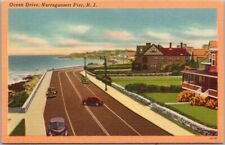 Narragansett Pier, Rhode Island Postcard 
