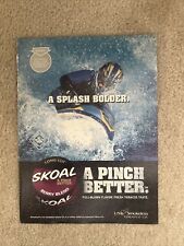 Vintage Skoal Chewning Tobacco Print Ad From NC Fish & Game March 2003 picture