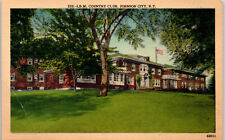 1940s I.B.M. Country Club Johnson City NY Postcard picture