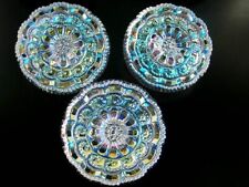 3 Czech Crystal Glass LACY Buttons #B349 - 27 mm or 1