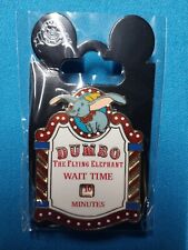 2009 Disney Wait Time Sign HKDL Dumbo the Flying Elephant Collector pin picture