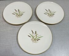 THREE 3 Vintage Lenox Cattail  Salad Plates   7 3/4