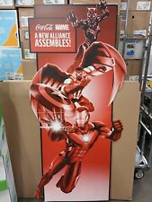  2024 Coca Cola Marvel Alliance Display Stand Up 6 Ft Tall picture