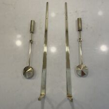 Skultuna 1607 - Sweden - Two brass candlesticks for wall hanging - PIERRE FORSEL picture