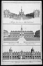1755 Maitland Antique Print Trinity Alms Houses & Royal Stables Mews, London picture