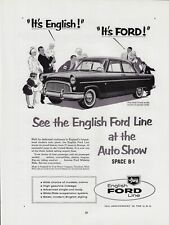 1959 Ford Consul 6 Passenger English British Sedan Car VINTAGE PRINT AD picture