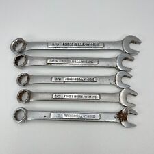 Vintage CRAFTSMAN -VV- Series Open Box Wrench 3pc Set (44695 (3), 44696, 44697 picture