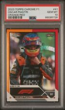 PSA 10 Oscar RC Plates Orange/Red 1:100 Packs Top Rookie 2023 Topps Chrome F1 picture