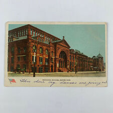 Postcard Massachusetts Boston MA Mechanics Building 1908 Posted Divided Back picture