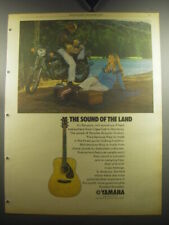 1974 Yamaha Acoustic Guitars Advertisement - The sound of the land picture