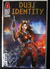 DUEL IDENTITY #1 💥 FOIL White Widow💥Tyndall Cover - Benny Powell SIGNED w/COA picture