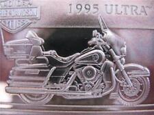 1.1 OZ  .999 PURE SILVER 1995 ULTRA HARLEY DAVIDSON AMERICAN CLASSIC + GOLD FOB picture