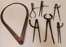 lot of 7 antique tools calipers L.S Starrett Co.Pat'd June 2 1885 picture